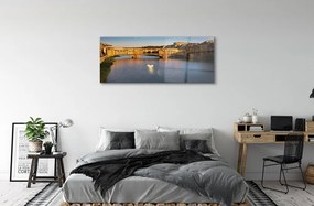 Obraz na akrylátovom skle Taliansko sunrise mosty 120x60 cm