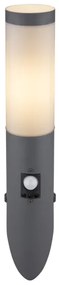 Globo 3157AS - Vonkajšie nástenné svietidlo so senzorom BOSTON 1xE27/15W/230V IP44