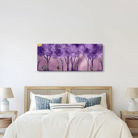 Obraz - Jelene v magickom lese (120x50 cm)
