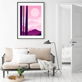 Plagát - Horská krajina (A4)