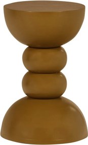 Okrúhly odkladací stolík z mangového dreva ø 35 cm Miel – WOOOD