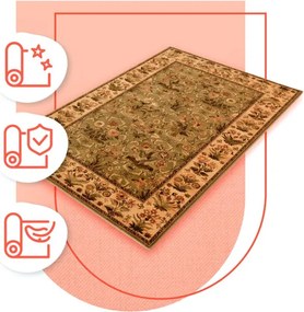 Koberec Agnella Isfahan Olandia olivový