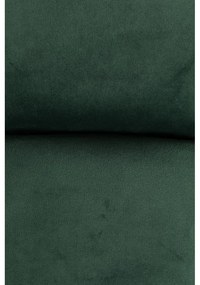 Zelená zamatová podnožka Dutchbone Bar