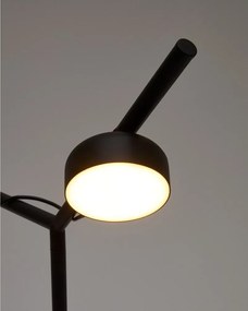Čierna kovová LED stolová lampa so stmievačom (výška 61,5 cm) Orey – Kave Home