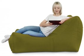 Leňoška LOUNGE ATENA plyš zelena