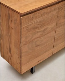 TV stolík z masívu akácie v prírodnej farbe 200x58x40 cm Uxue – Kave Home