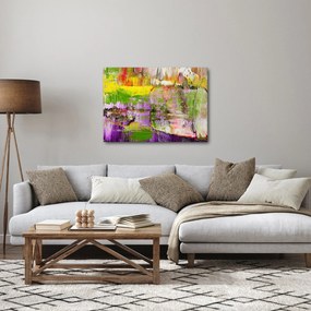 Obraz abstrakcie - maľba (70x50 cm)