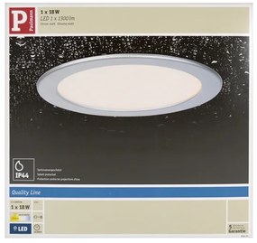 Paulmann 92075 - LED/18W Kúpeľňové podhľadové svietidlo QUALITY LINE 230V IP44