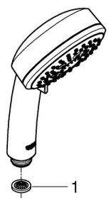 GROHE 27575002 - Ručná sprcha TEMPESTA COSMOPOLITAN 100 4” lesklý chróm