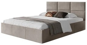 Čalúnená posteľ PORTO rozmer 160x200 cm Béžová