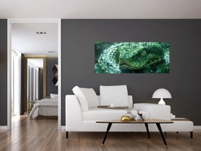 Obraz - Portrét hada (120x50 cm)