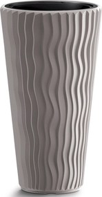 Plastový kvetináč DPSP350 34,9 cm - mocca