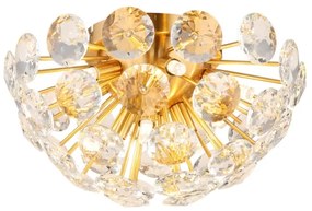 Globo 16047D - Stropné svietidlo VIRINA 10xG9/7W/230V zlatá pr. 39 cm