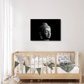 Sklenený obraz - Budha, portrét (70x50 cm)