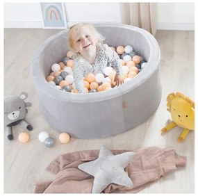 roba Loptičkový bazén, bronzový + Loptičky do bazéna, béžové, 100 kusov  (800011643)