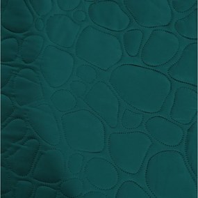 Tyrkysový prehoz na posteľ STONE Rozmer: 200 x 220 cm