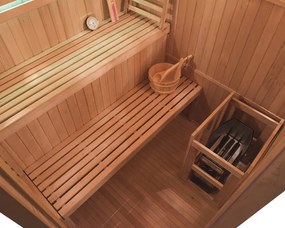 Hanscraft Fínska sauna LUONTO 3/4