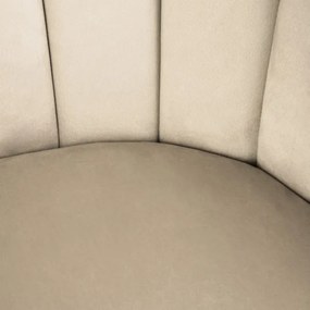 Jedálenská stolička LANA zamatová béžová 850054