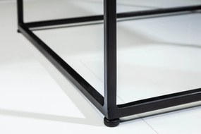 Dizajnový konferenčný stolík Factor 50 cm mramor sivý