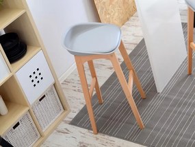 Stolička Rita (sivá + buk). Vlastná spoľahlivá doprava až k Vám domov. 1110741