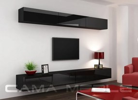 CAMA MEBLE Obývacia stena VIGO 13 Farba: čierna