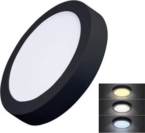 LED svetelný panel Solight čierna WD172-B