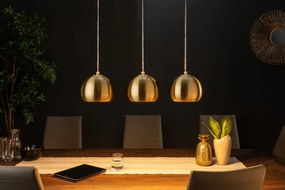 Závesná lampa Golden Ball 3 zlatá