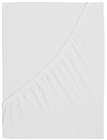 4Home jersey prestieradlo Mako biela, 90 x 200 cm