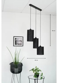Brilagi - Luster na lanku TUBES 3xE27/15W/230V čierna