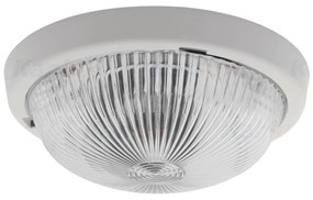 KANLUX Vonkajšie stropné osvetlenie DHARMA, 1xE27, 100W, 25cm, okrúhle, biele