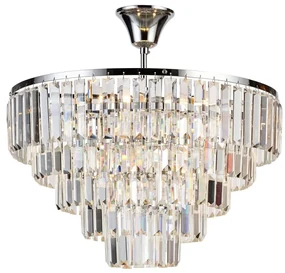 Brilagi - Prisadený luster CRYSTAL 5xE14/40W/230V lesklý chróm BG1108