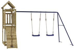 Vonkajšia súprava na hranie impregnovaná borovica