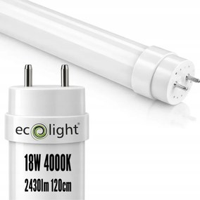 4x LED trubicové svetlo 120 cm 18 W 2430 lm 4000K G13 T8
