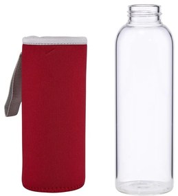 Butlers SMOOTHIE Fľaša s pouzdrom 500 ml - červená