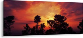Obraz západu slnka (120x50 cm)