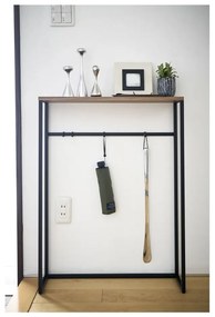 Čierny konzolový stolík 18.5x60 cm Tower – YAMAZAKI