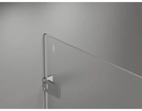 Mexen Lunar-F Duo, skladací sprchový kút 95 x 95 cm, 6mm číre sklo, chrómový profil, 836-095L-095P-01-00
