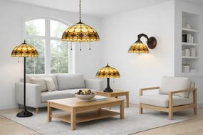 Podlahová lampa Tiffany 40*160 kolekcia AGENA chain