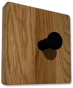 Dekorstudio Nástenný vešiak KVADRAT olejovaný dub - 1 kus