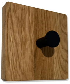 Dekorstudio Nástenný vešiak KVADRAT olejovaný dub - 1 kus