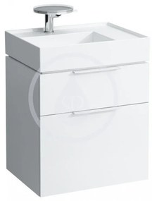 LAUFEN Kartell Umývadlo, 600 mm x 460 mm, biela – bez prepadu, bez otvoru na batériu, s LCC H8103344001121