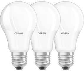 OSRAM Sada 3x LED žiarovka, E27, A60, 8,5 W, 806lm, 2700K, teplá biela