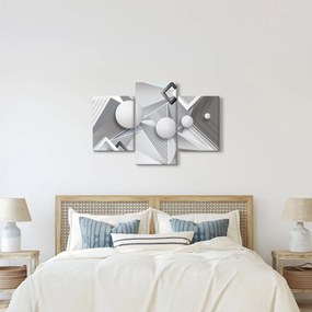 Geometrický abstraktný obraz (90x60 cm)