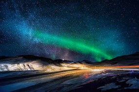 Umelecká fotografie Aurora Borealis, Iceland, Arctic-Images, (40 x 26.7 cm)