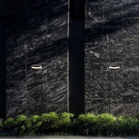 LED Vonkajšia solárna lampa LED/2W/3,7V 3000K IP54 2000 mAh čierna