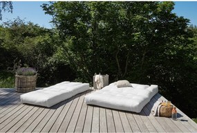 Tmavosivé rozkladacie kreslo vhodné do exteriéru Karup Design Design OUT™ Hippo Dark Grey