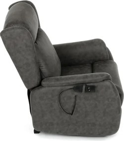 Polohovacie kreslo čierne, elektrické TV-L8902 BK3