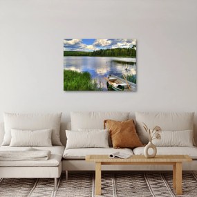 Obraz - Malebná dedina (70x50 cm)