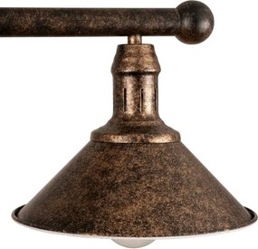 BRILAGI - Luster na tyči FORGE 2xE27/60W/230V medená/patina