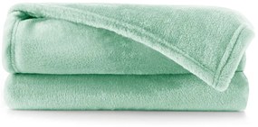 Mätovozelená deka z mikrovlákna DecoKing Mic, 160 x 210 cm